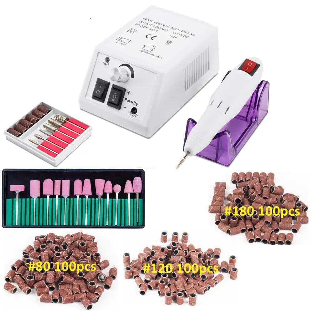 Electric Manicure Machine Set Nail Pen Professional Pedicure Nail Drill Bits Kit Milling Cutter For Manicure Remove Gel Polish
Electric Manicure Machine Set Nail Pen Professional Pedicure Nail Drill Bits Kit Milling Cutter For Manicure Remove Gel Polish