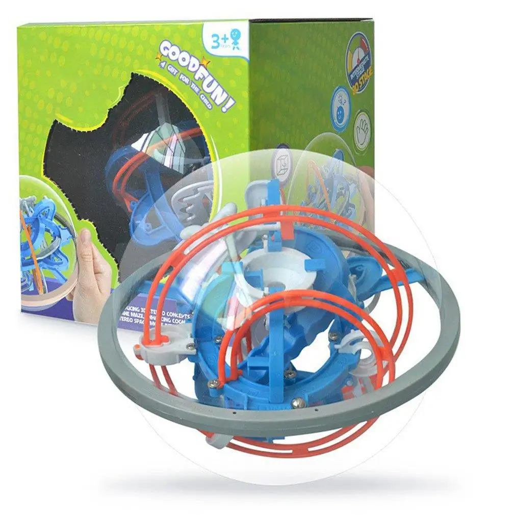 New Magic 3D Space Mission Maze Globe Puzzle Intellect Ball 80-100 Obstacles Educational Interactive Brain Teaser for Children
New Magic 3D Space Mission Maze Globe Puzzle Intellect Ball 80-100 Obstacles Educational Interactive Brain Teaser for Children