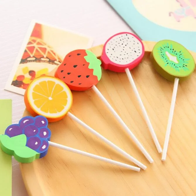 1PCS/lot Sweet Fruit Stationery Lollipop Design Gift School Office Supplies For Gifts Pencil Eraser
1PCS/lot Sweet Fruit Stationery Lollipop Design Gift School Office Supplies For Gifts Pencil Eraser