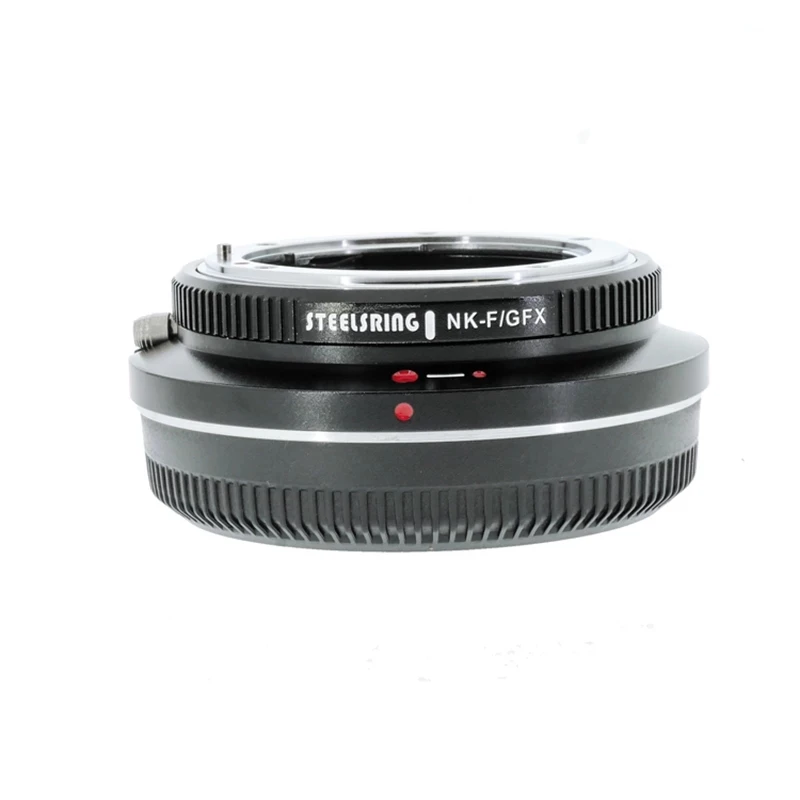 

PEIPRO STEELSRLING NK-GFX Lens Adapter Ring for Nikon Lens to Fujifilm GFX Camera for Fujifilm fuji GFX100/50S/50R Auto focus