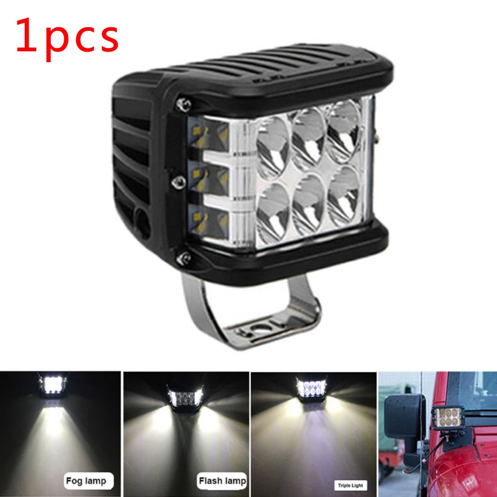 4" LED Work Light Bar Cube Side Shooter Pod White & Amber Strobe Lamp SUV Truck High Quality Aluminum Alloy Car Work Light
4" LED Work Light Bar Cube Side Shooter Pod White & Amber Strobe Lamp SUV Truck High Quality Aluminum Alloy Car Work Light