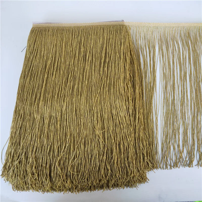 1Yards 50cm Long Gold Wire Fringe Lace Tassel Polyester Lace Trim Ribbon Sew Latin Dress Stage Garment Curtain DIY Accessories
1Yards 50cm Long Gold Wire Fringe Lace Tassel Polyester Lace Trim Ribbon Sew Latin Dress Stage Garment Curtain DIY Accessories