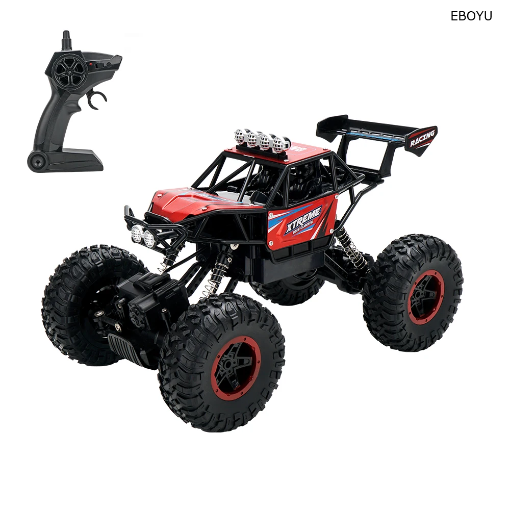 

JJRC Q112 RC Car 1:14 High Speed Metal Shell RC Monster Truck Crawler 2.4Ghz 4WD All Terrain Remote Control Car Gift Toy for Kid