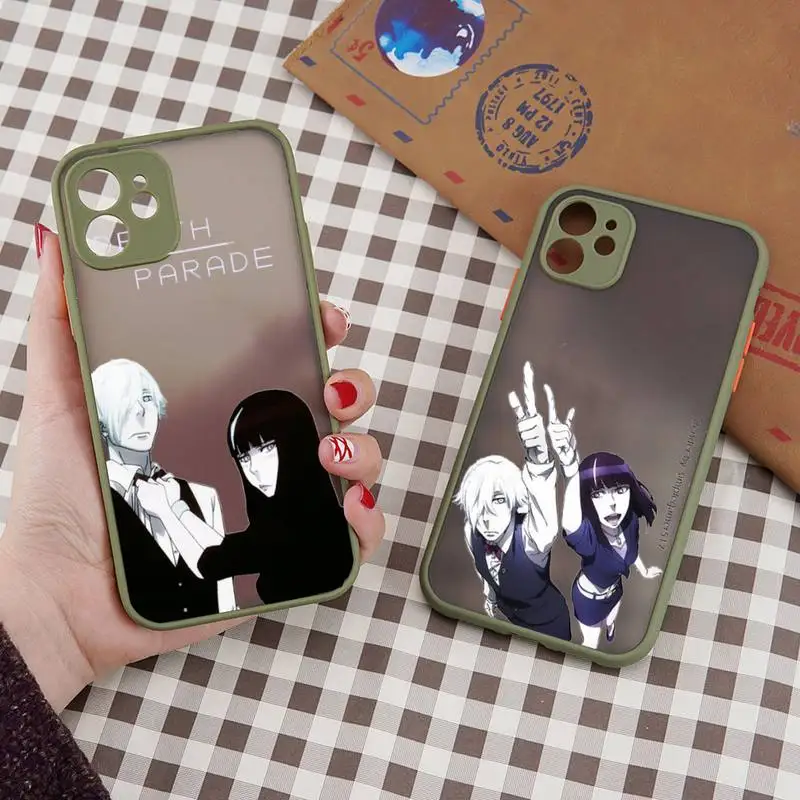 Death Parade TV animation Phone Case matte transparent For iphone 7 8 11 12 plus mini x xs xr pro max cover
Death Parade TV animation Phone Case matte transparent For iphone 7 8 11 12 plus mini x xs xr pro max cover