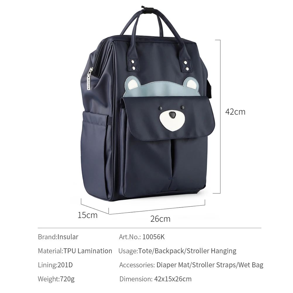 Wear-resistant Maternity Bags Mommy Cartoon Patchwork Oxford Waterproof Large Capacity Partition Travel Backpacks 42x26x15cm
Wear-resistant Maternity Bags Mommy Cartoon Patchwork Oxford Waterproof Large Capacity Partition Travel Backpacks 42x26x15cm