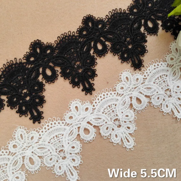 5.5CM Wide Cotton Hollow 3D Embroidered Flowers Fabric Lace Appliques Handmade DIY Dress Collar Curtains Trim Decorative Ribbon
5.5CM Wide Cotton Hollow 3D Embroidered Flowers Fabric Lace Appliques Handmade DIY Dress Collar Curtains Trim Decorative Ribbon