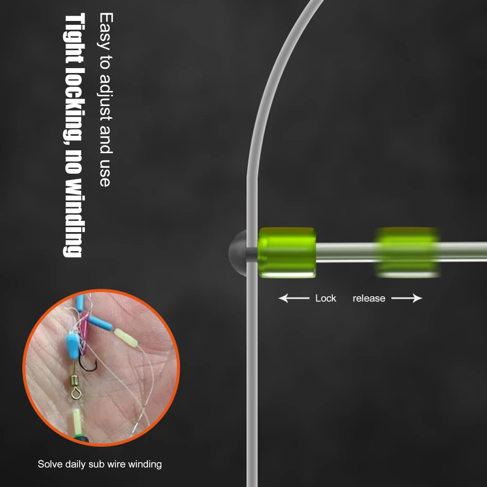 100pcs Silicone Fixed Distance Double Fishing Hooks Splitter Anti-Tangle Space Beans Fishing Line Separator Fishing Tackle
100pcs Silicone Fixed Distance Double Fishing Hooks Splitter Anti-Tangle Space Beans Fishing Line Separator Fishing Tackle