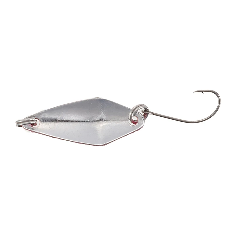 4Pcs 3cm/3g Colorful Trout Lure Fishing Spoon Bait Single Hook Metal Blinker Tackle Swimbait | Спорт и развлечения