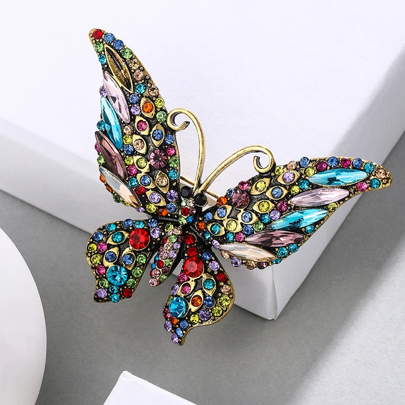 WEIMANJINGDIAN Brand High Quality Beautiful Colors Crystal Butterfly Brooch Pin for Women Girls Kids Jewelry Gifts
WEIMANJINGDIAN Brand High Quality Beautiful Colors Crystal Butterfly Brooch Pin for Women Girls Kids Jewelry Gifts