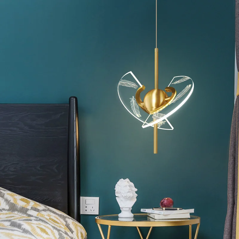 Postmodern Staircase Led Pendant Lights Atmosphere Home Dining Room Lamps Bedroom Bedside Lustre Creative Decorate Copper Lamps
Postmodern Staircase Led Pendant Lights Atmosphere Home Dining Room Lamps Bedroom Bedside Lustre Creative Decorate Copper Lamps