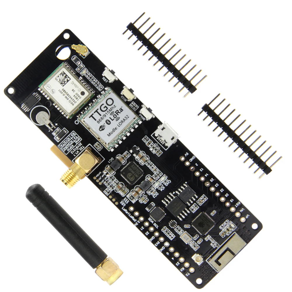TTGO T-Beam V1.1 ESP32 433/868/915Mhz/923MHZ WiFi Wireless Bluetooth Module ESP 32 GPS NEO-6M SMA LORA With SoftRF
TTGO T-Beam V1.1 ESP32 433/868/915Mhz/923MHZ WiFi Wireless Bluetooth Module ESP 32 GPS NEO-6M SMA LORA With SoftRF