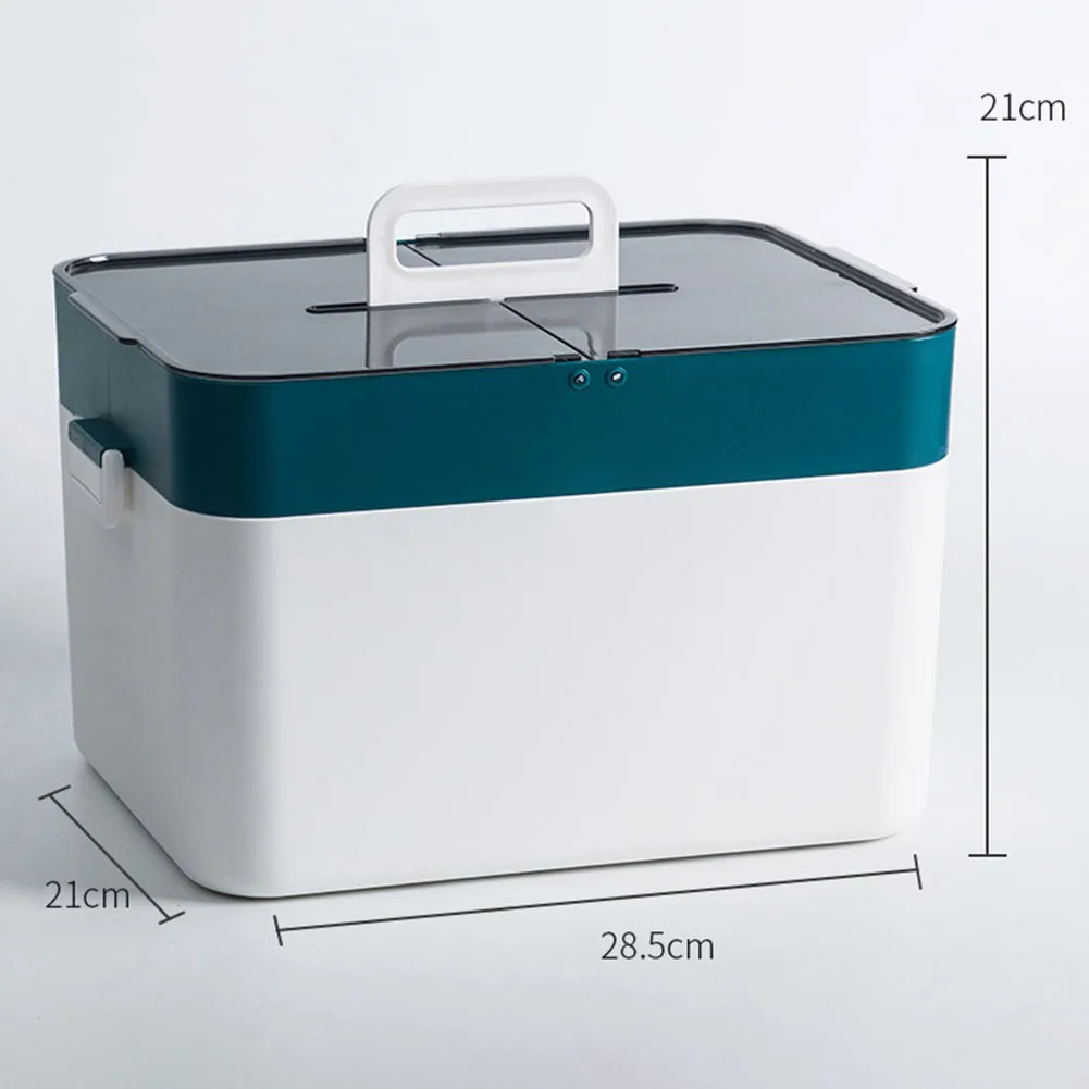 Portable 2 Layer Large Capacity First Aid Kit Dustproof Moistureproof Medicine Storage Hand Box Home Organizer
Portable 2 Layer Large Capacity First Aid Kit Dustproof Moistureproof Medicine Storage Hand Box Home Organizer