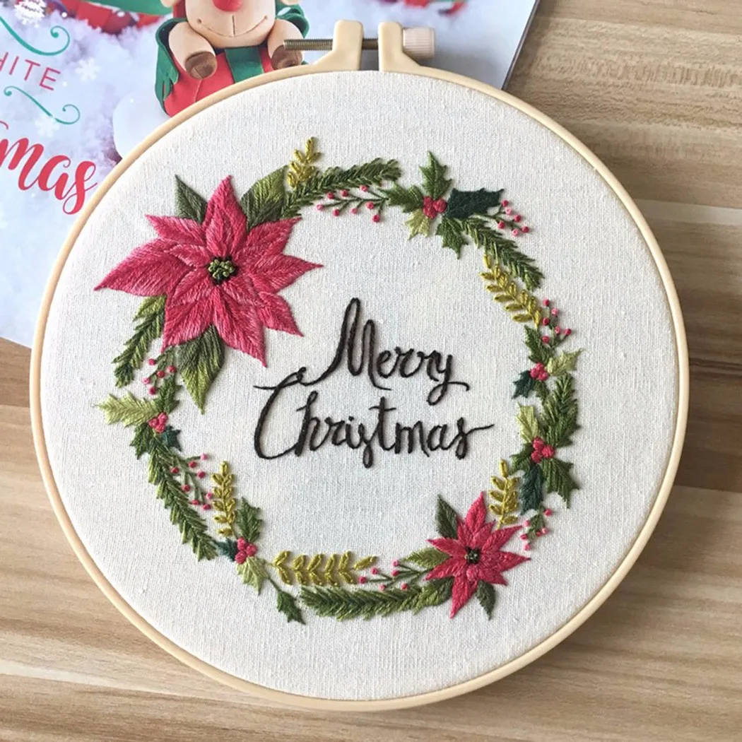 Beginner Needlework Kits Christmas Embroidery Set Handmade DIY Crafts Home Decor Christmas Embroidery Diy Handmade Material
Beginner Needlework Kits Christmas Embroidery Set Handmade DIY Crafts Home Decor Christmas Embroidery Diy Handmade Material