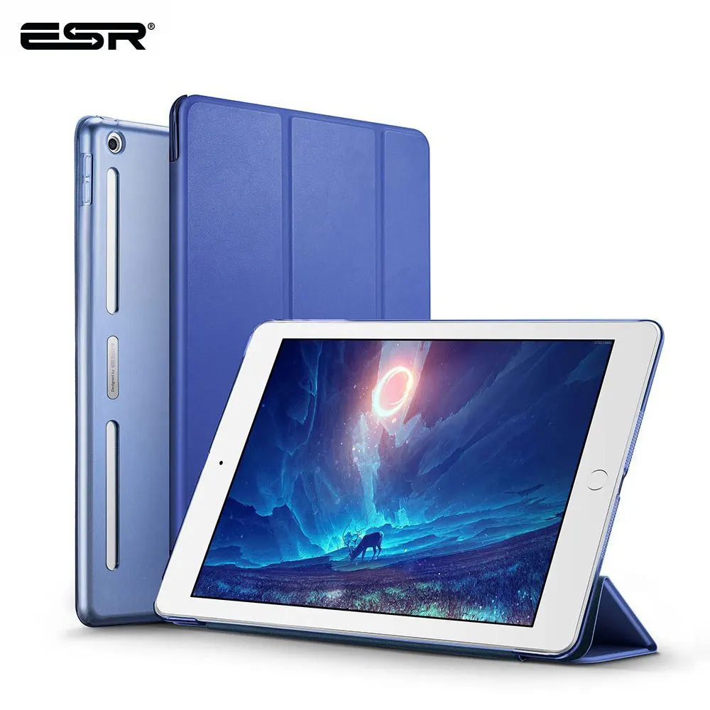 ESR Case for iPad 9.7 2017 PU Leather Front Cover Soft TPU Bumper Edge PC Back Auto Sleep Smart Case for New iPad 2018 Release
ESR Case for iPad 9.7 2017 PU Leather Front Cover Soft TPU Bumper Edge PC Back Auto Sleep Smart Case for New iPad 2018 Release
