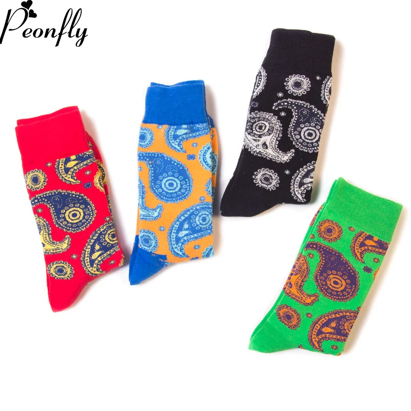 Peonfly Fashion Men's Dress Cotton Colorful Wedding Mens Socks Novelty Plant Flower Patterned Soks
Peonfly Fashion Men's Dress Cotton Colorful Wedding Mens Socks Novelty Plant Flower Patterned Soks