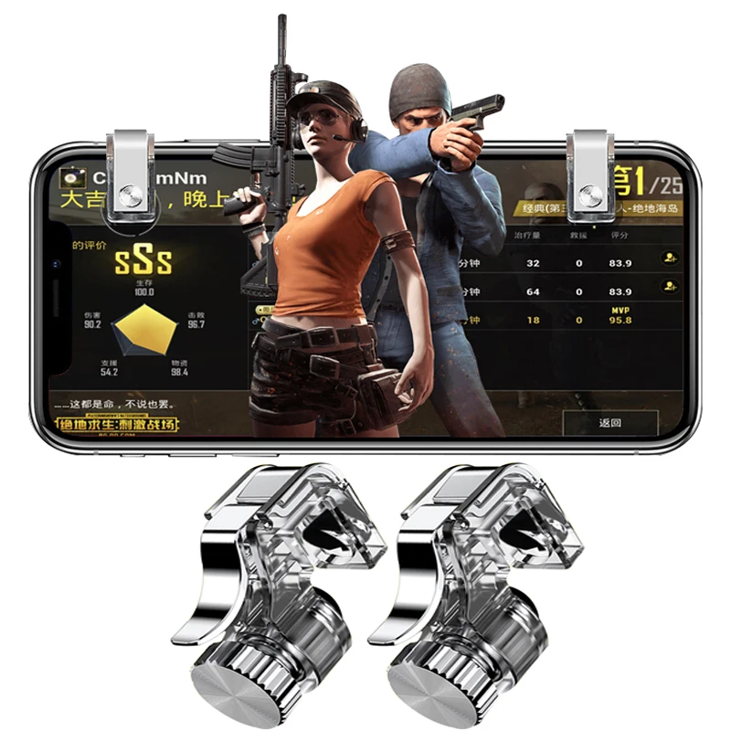 2021 PUBG Moible Controller Gamepad Free Fire L1 R1 Triggers PUGB Mobile Game Pad Grip L1R1 Joystick For IPhone Android Phone 
2021 PUBG Moible Controller Gamepad Free Fire L1 R1 Triggers PUGB Mobile Game Pad Grip L1R1 Joystick For IPhone Android Phone