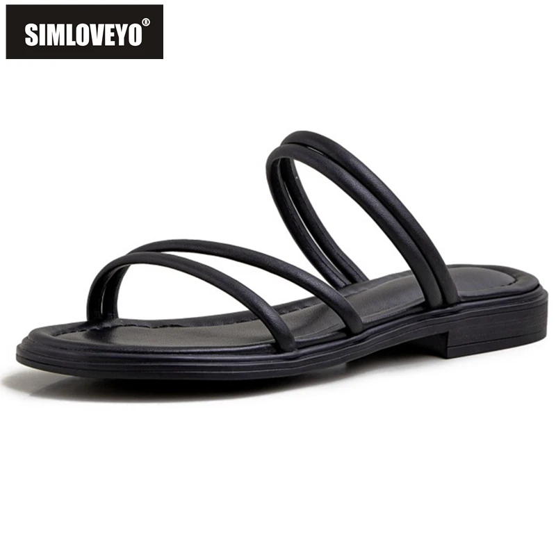 SIMLOVEYO 2021 Fashion Concise Slippers Narrow Band Solid Open Toe Slip On 2cm Chunky Heel Shoes Size 34-40 Black Beige A4260
SIMLOVEYO 2021 Fashion Concise Slippers Narrow Band Solid Open Toe Slip On 2cm Chunky Heel Shoes Size 34-40 Black Beige A4260