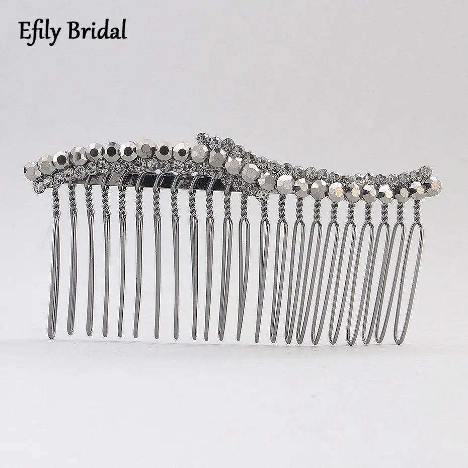 Efily Silver Color Korean Fashion Rhinestone Hair Comb Hair Accessories Simple Headpiece Jewelry Wedding Bridal Headwear Gift
Efily Silver Color Korean Fashion Rhinestone Hair Comb Hair Accessories Simple Headpiece Jewelry Wedding Bridal Headwear Gift