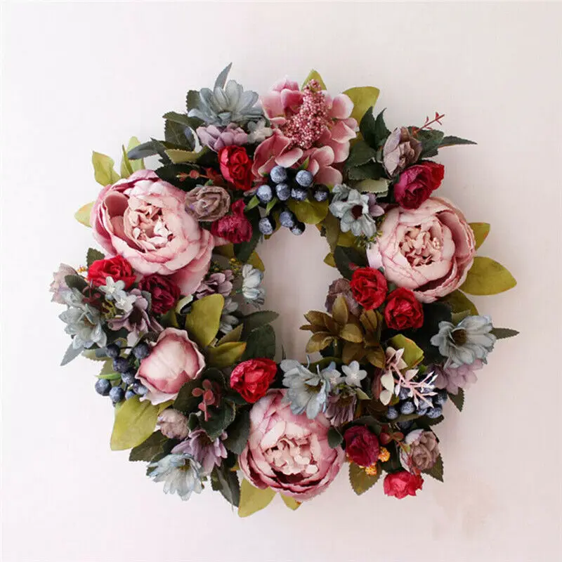 New Artificial Peony Wreath Flower Wreath 35cm Door Wreath Spring Round Wreath Simulation Peony Wreath
New Artificial Peony Wreath Flower Wreath 35cm Door Wreath Spring Round Wreath Simulation Peony Wreath