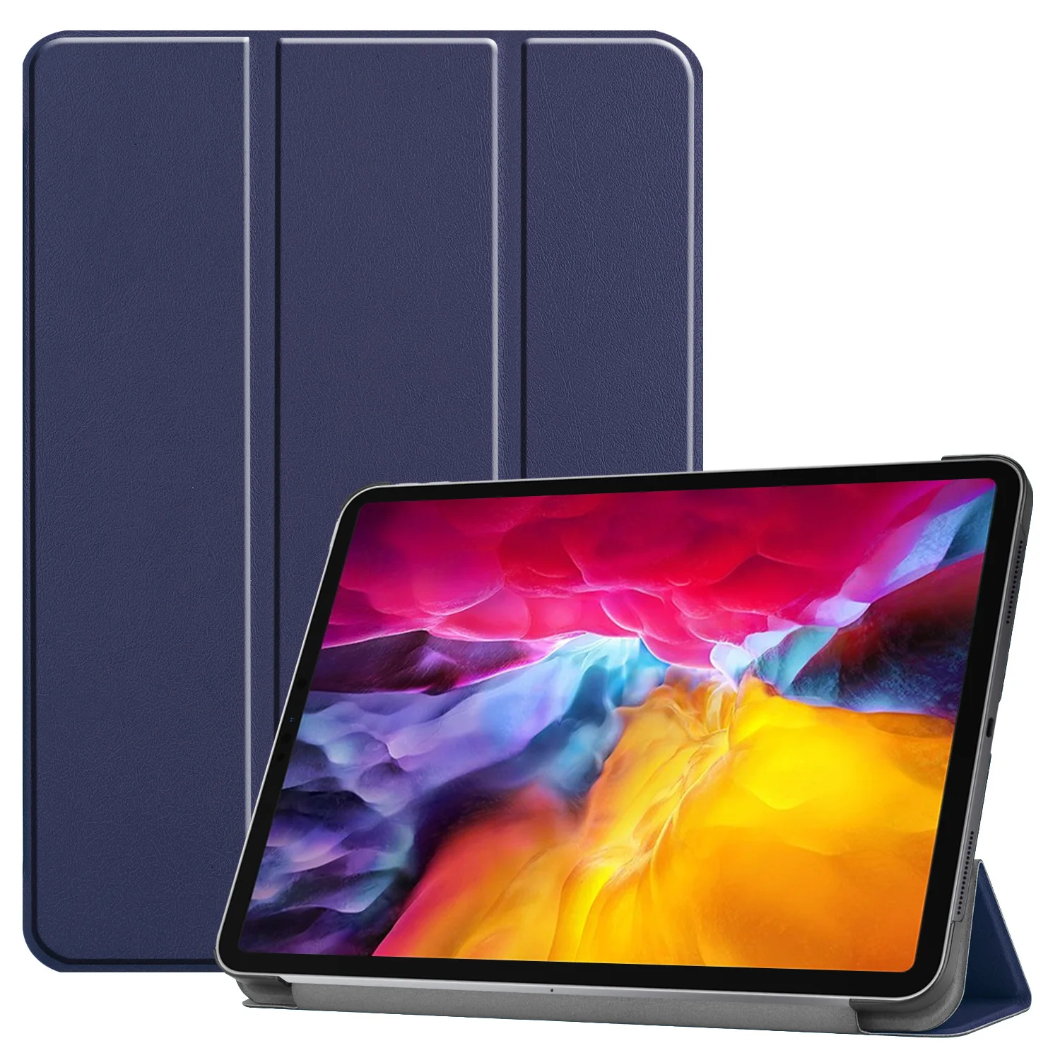 FOR Case for Apple 2021 iPad pro11 inch Custer protective case dormant three fold support flat leather case
FOR Case for Apple 2021 iPad pro11 inch Custer protective case dormant three fold support flat leather case
