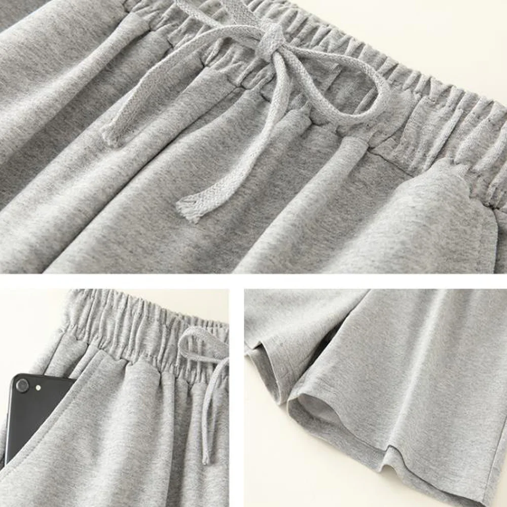 Summer Solid Wide Leg Shorts Elastic High Waist Women Shorts Bottoms Fashion Streetwear Casual Loose Lady Shorts Sweatshorts
Summer Solid Wide Leg Shorts Elastic High Waist Women Shorts Bottoms Fashion Streetwear Casual Loose Lady Shorts Sweatshorts