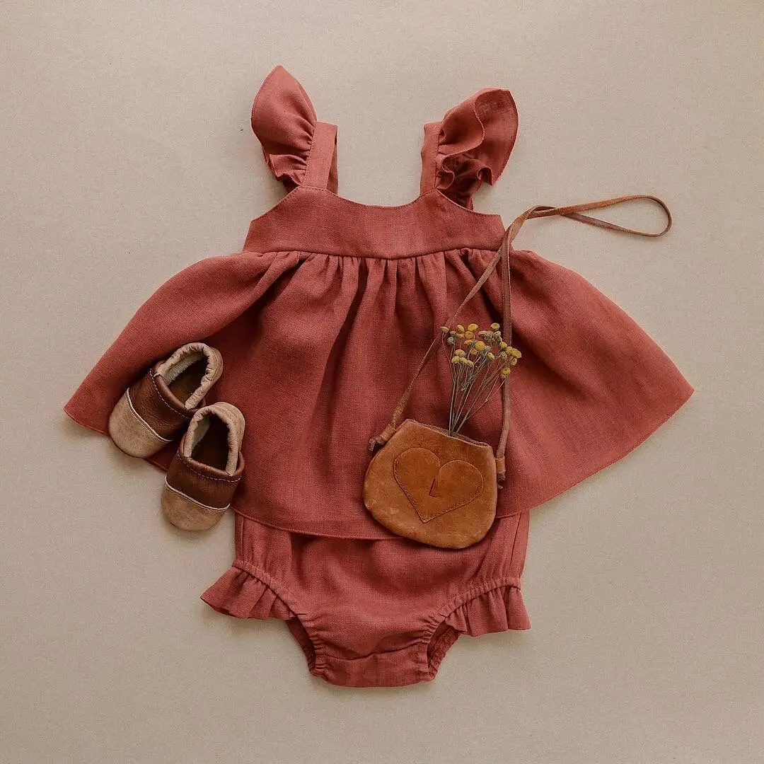 2021 Baby Toddler Girls Clothing Sets Fashion Kids Ruffles Flying Sleeve Shirt+big Pp Shorts 2pcs Suit Baby Lovely Party Clothes
2021 Baby Toddler Girls Clothing Sets Fashion Kids Ruffles Flying Sleeve Shirt+big Pp Shorts 2pcs Suit Baby Lovely Party Clothes