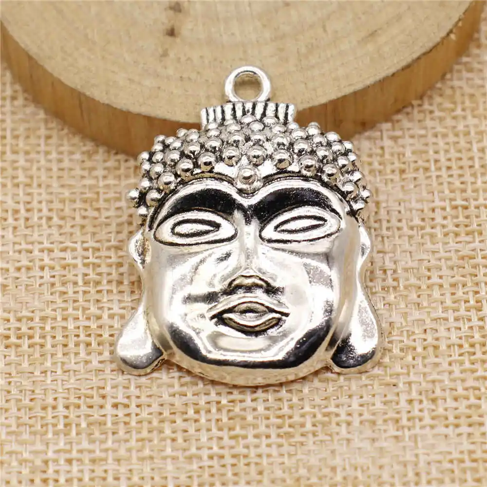 Jewelery Pendants Making Charms For Jewelry 8pcs Buddha Head Charms 41x31mm Antique Silver Plated
Jewelery Pendants Making Charms For Jewelry 8pcs Buddha Head Charms 41x31mm Antique Silver Plated