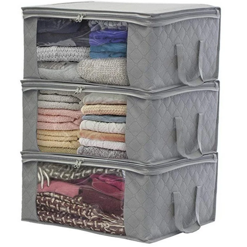 Non-Woven Clothes Storage Bag Portable Folding Dust-Proof Box Cabinet Finishing Boxes Moisture-proof Bags Wardrobe Organization
Non-Woven Clothes Storage Bag Portable Folding Dust-Proof Box Cabinet Finishing Boxes Moisture-proof Bags Wardrobe Organization