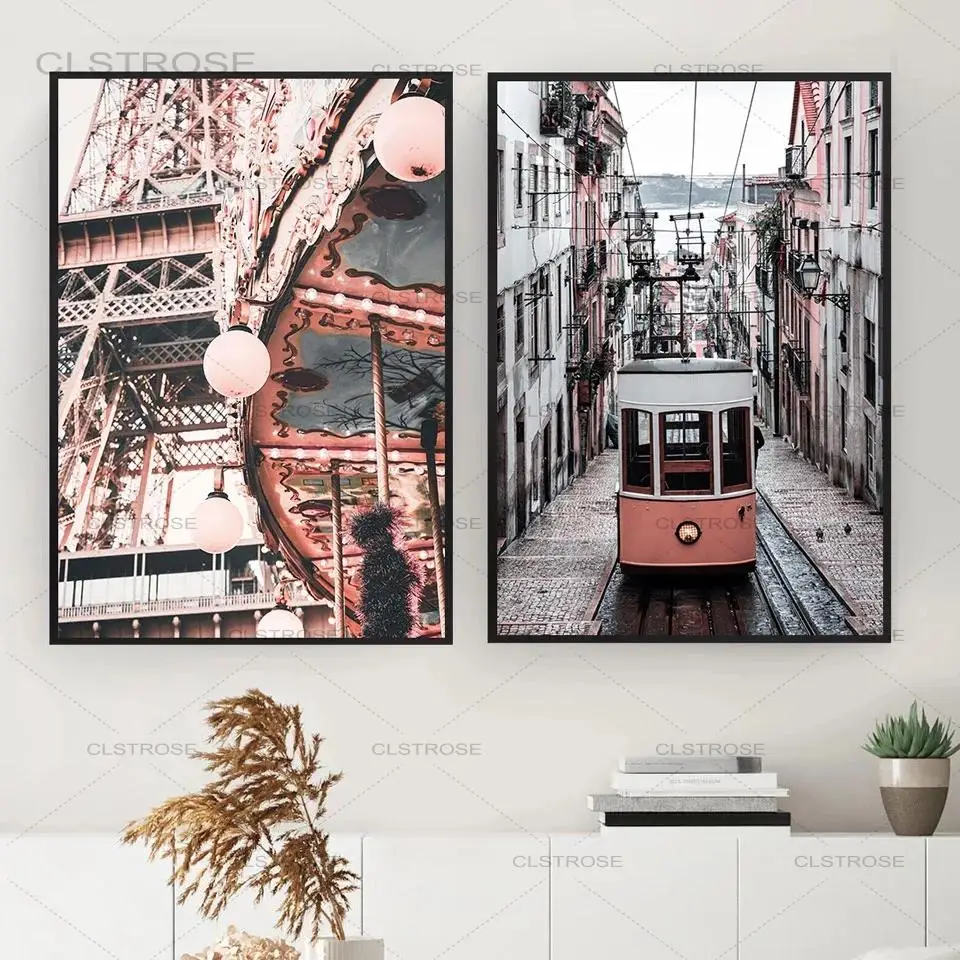 Pink Town Car Landscape Canvas Painting Paris Tower Wall Art Fashion Posters Prints Nordic Decoration Pictures Living Room Decor
Pink Town Car Landscape Canvas Painting Paris Tower Wall Art Fashion Posters Prints Nordic Decoration Pictures Living Room Decor