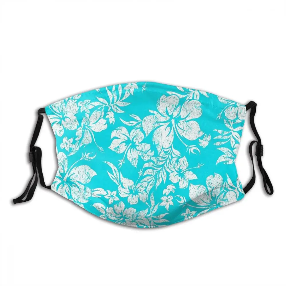 Hibiscus Pareau Hawaiian Aloha Turquoise Washable Mouth Face Mask with Filters Dust Proof Polyester Protection Cover Respirator
Hibiscus Pareau Hawaiian Aloha Turquoise Washable Mouth Face Mask with Filters Dust Proof Polyester Protection Cover Respirator