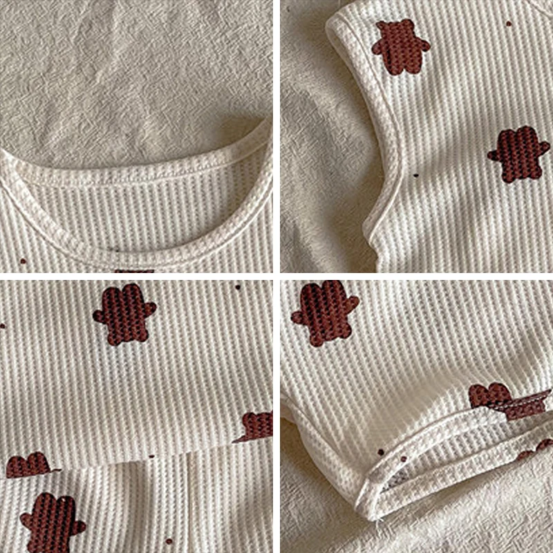 2021 Summer Baby Suit Korean Cute Print Infant Sleeveless Tees and Knee Length Shorts 2Pcs Clothes Sets Newborn Cotton Outfits
2021 Summer Baby Suit Korean Cute Print Infant Sleeveless Tees and Knee Length Shorts 2Pcs Clothes Sets Newborn Cotton Outfits