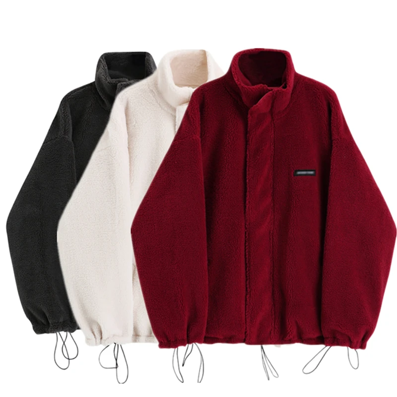 Coat Women Wear On Both Sides Autumn Winter Jackets Warm Fashionable Thickened Imitation Lambswool Coat Solid Color Cardigan Top
Coat Women Wear On Both Sides Autumn Winter Jackets Warm Fashionable Thickened Imitation Lambswool Coat Solid Color Cardigan Top