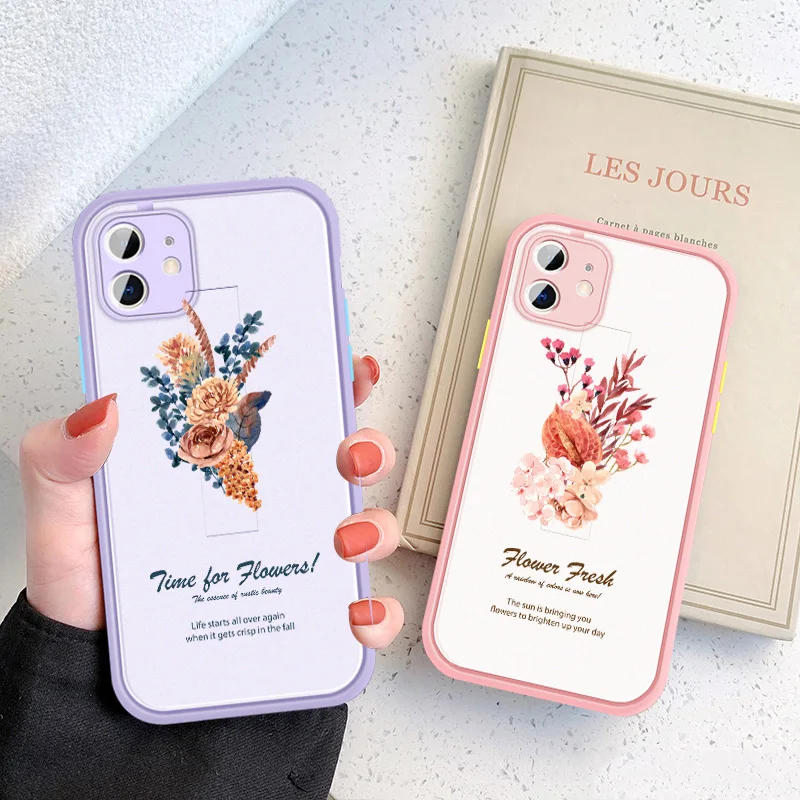 Fashion Flower Letter motto For iPhone 7 8 Plus SE 2 2020 Matte Phone Case For iPhone 12 Mini 11 Pro Max X Xs XR 6s Floral Cover
Fashion Flower Letter motto For iPhone 7 8 Plus SE 2 2020 Matte Phone Case For iPhone 12 Mini 11 Pro Max X Xs XR 6s Floral Cover