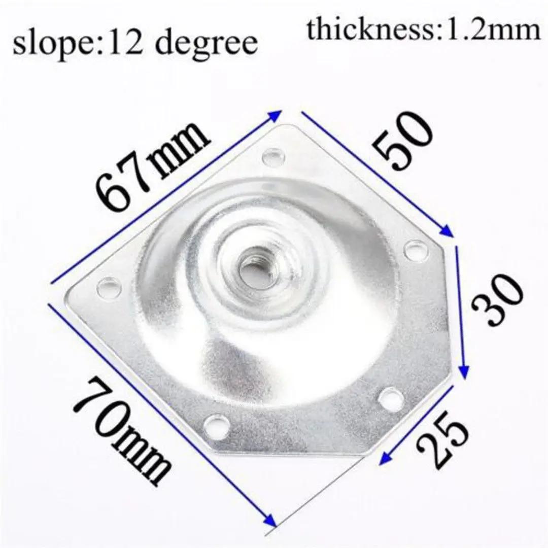4pcs Angled Legs Fixing Plate Bracket Furniture Table Feet Set W/Screws Solid Wood Connecting Iron Sheet
4pcs Angled Legs Fixing Plate Bracket Furniture Table Feet Set W/Screws Solid Wood Connecting Iron Sheet