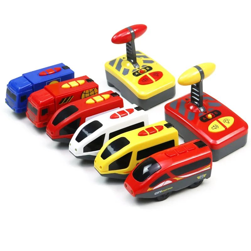 Wooden Tracks Magnetic Rail Car Toys for Children Electric RC Cars with Light and Sound Magnetic Train Toys for Children Gift 
Wooden Tracks Magnetic Rail Car Toys for Children Electric RC Cars with Light and Sound Magnetic Train Toys for Children Gift