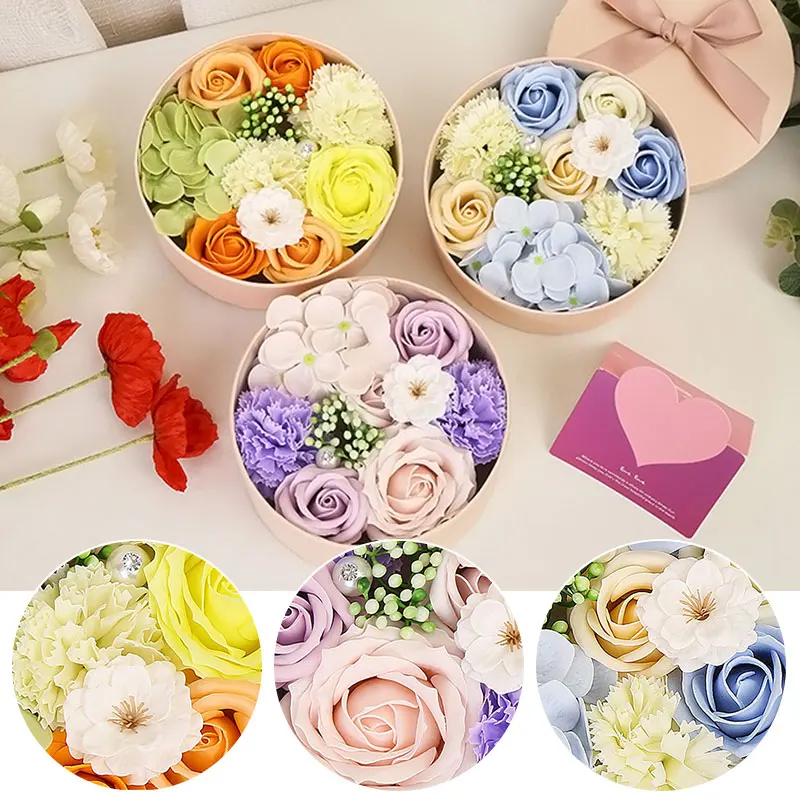Artificial Scented Rose Bouquet Soap Flower Simulation Rose Creative Birthday Jewelry Box Rose Flower Gift Decor Gift Box
Artificial Scented Rose Bouquet Soap Flower Simulation Rose Creative Birthday Jewelry Box Rose Flower Gift Decor Gift Box