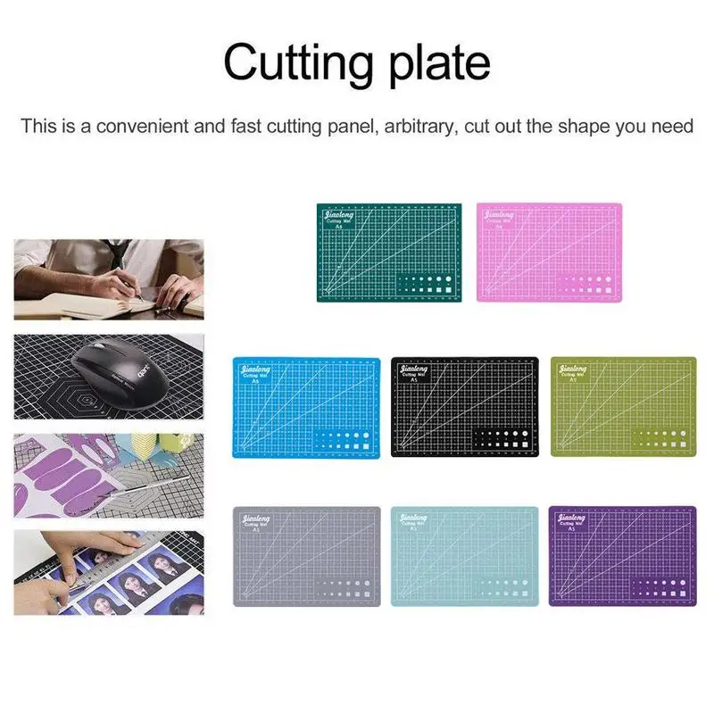 A3 A4 A5 Cutting Mat Healing Non-Slip Rotary Cutter Printed Grid Craft Patchwork Manual DIY Tool Cutting Board Double-sided 
A3 A4 A5 Cutting Mat Healing Non-Slip Rotary Cutter Printed Grid Craft Patchwork Manual DIY Tool Cutting Board Double-sided