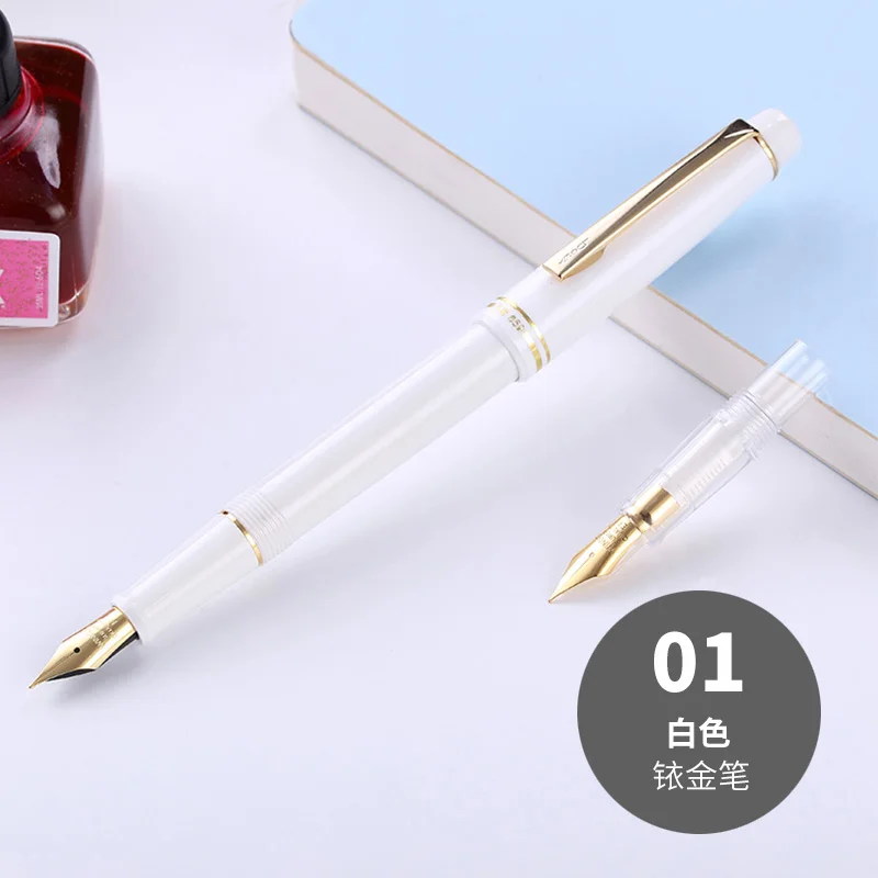 Ручка перьевая Yongsheng 659 F/EF посылка двойным наконечником | Канцтовары для офиса и