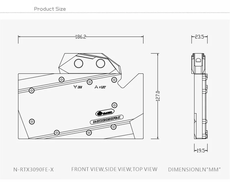 Bykski Gpu Water Block use for NVIIDIA RTX 3090/ 3080 Original Version GPU Card / Full Cover Copper Radiator Block /A-RGB / RGB
Bykski Gpu Water Block use for NVIIDIA RTX 3090/ 3080 Original Version GPU Card / Full Cover Copper Radiator Block /A-RGB / RGB