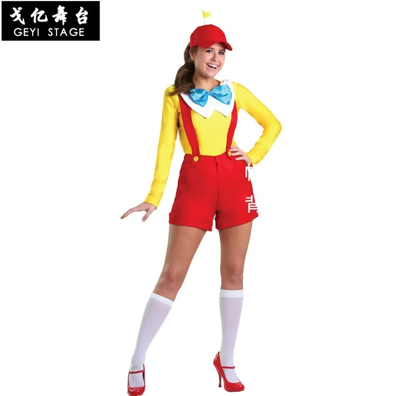 Girls Circus Halloween Clown Cosplay Costumes McDonald Waitress Fancy Dress Overalls Adult Woman Carnival Party Supplies Purim
Girls Circus Halloween Clown Cosplay Costumes McDonald Waitress Fancy Dress Overalls Adult Woman Carnival Party Supplies Purim