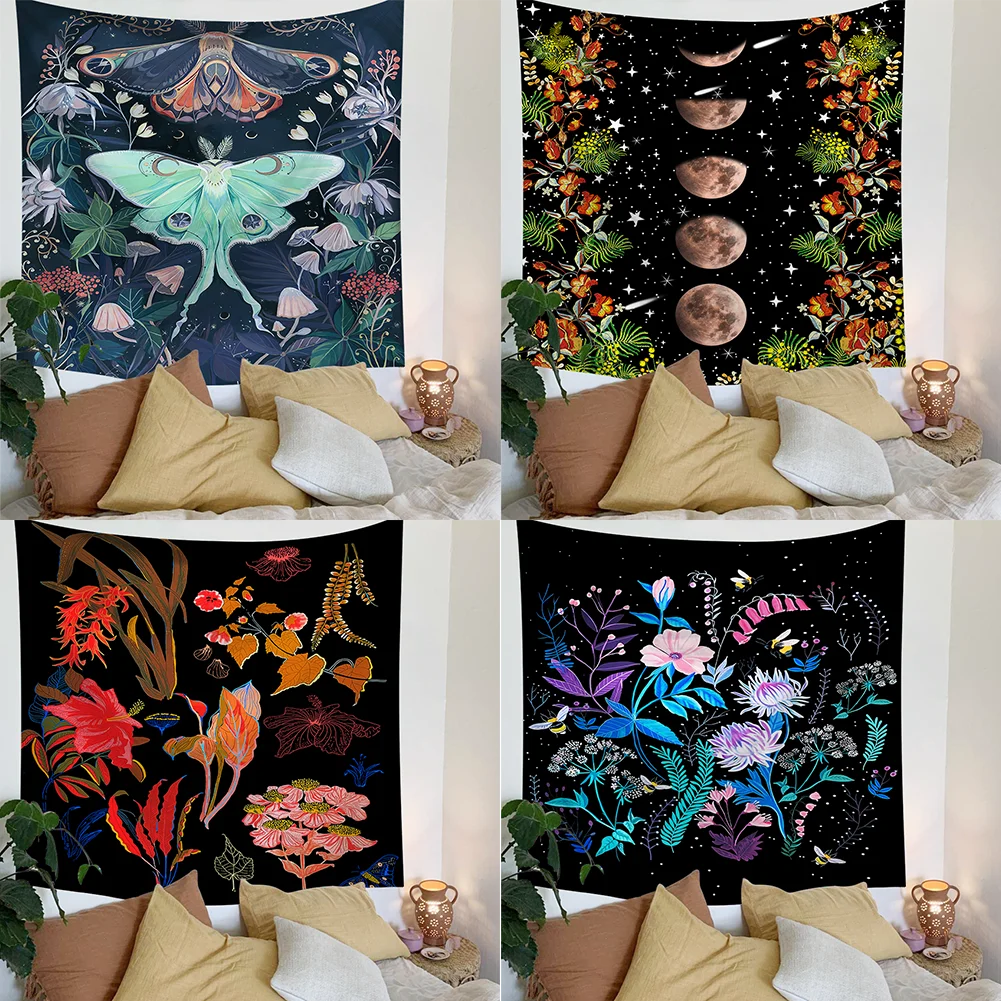 Psychedelic Flower Moon Tapestry Throw Rug Blanket Camping Tent Tapestry Wall Hanging Cloth Art Home Decoration Accessories
Psychedelic Flower Moon Tapestry Throw Rug Blanket Camping Tent Tapestry Wall Hanging Cloth Art Home Decoration Accessories
