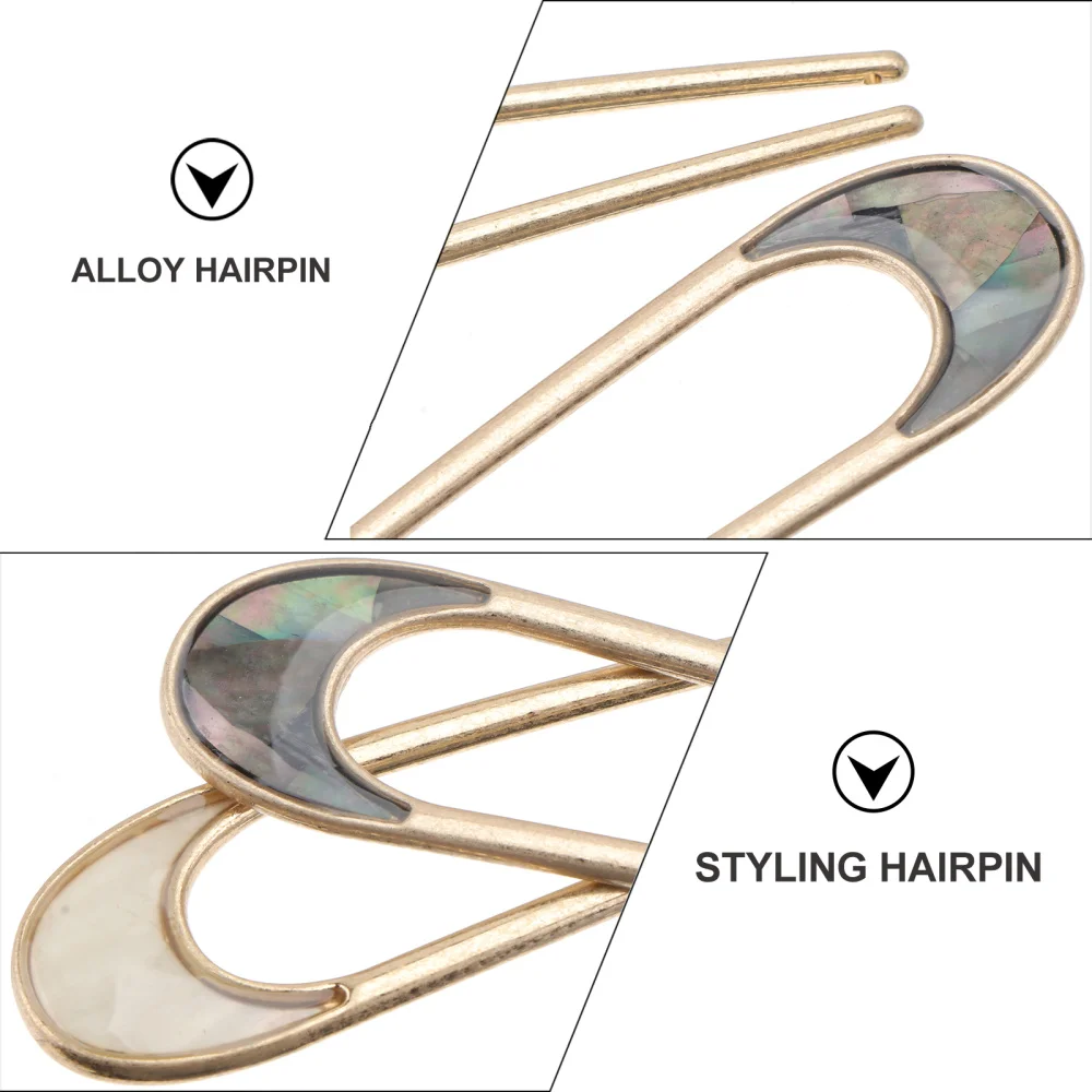 2pcs Alloy Retro Hair Sticks Crescent U Shaped Hair Accessories Updo Hair Chopsticks for Lady
2pcs Alloy Retro Hair Sticks Crescent U Shaped Hair Accessories Updo Hair Chopsticks for Lady