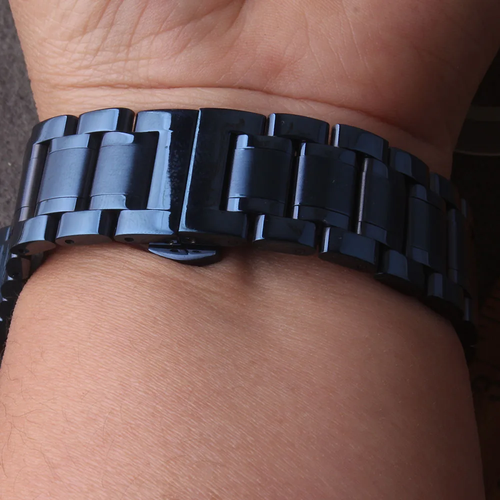 Genuine 304l Watchband Bracelet Dark Blue Watch Strap Butterfly Clasp 18mm 19mm 20mm 21mm 22mm mens Wristwatch POLISH and Matte
Genuine 304l Watchband Bracelet Dark Blue Watch Strap Butterfly Clasp 18mm 19mm 20mm 21mm 22mm mens Wristwatch POLISH and Matte