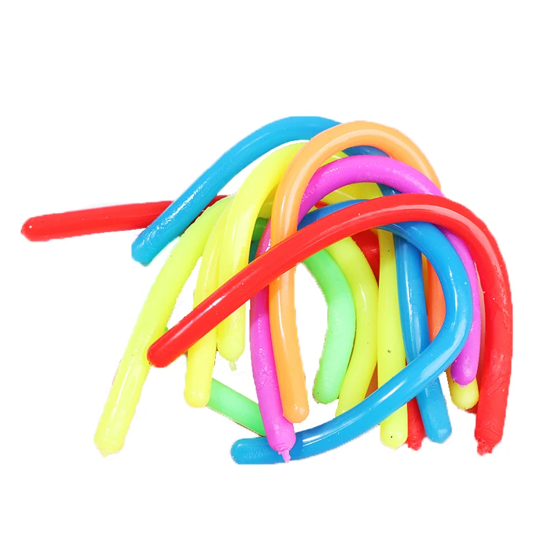 

TPR Elastic Noodles stress reliever toys Vent Noodles Squishy antistress for children Adult fidget toy Squeeze Sensory Toys Gift