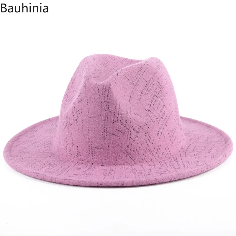Bauhinia Fashion New Trend Fedora Felt Cap Wide Brim Ladies Trilby Hat Women Men Jazz Church Godfather Sombrero Caps
Bauhinia Fashion New Trend Fedora Felt Cap Wide Brim Ladies Trilby Hat Women Men Jazz Church Godfather Sombrero Caps
