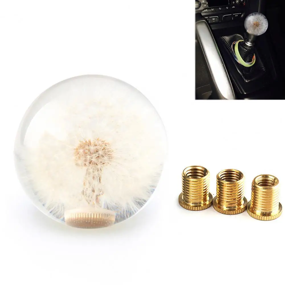1 Set Shift Knob Easy to Shift Dandelion Pattern Transparent Non-slip Shifter Gear Knob for Car ABS Resin Shift Gear Stick
1 Set Shift Knob Easy to Shift Dandelion Pattern Transparent Non-slip Shifter Gear Knob for Car ABS Resin Shift Gear Stick