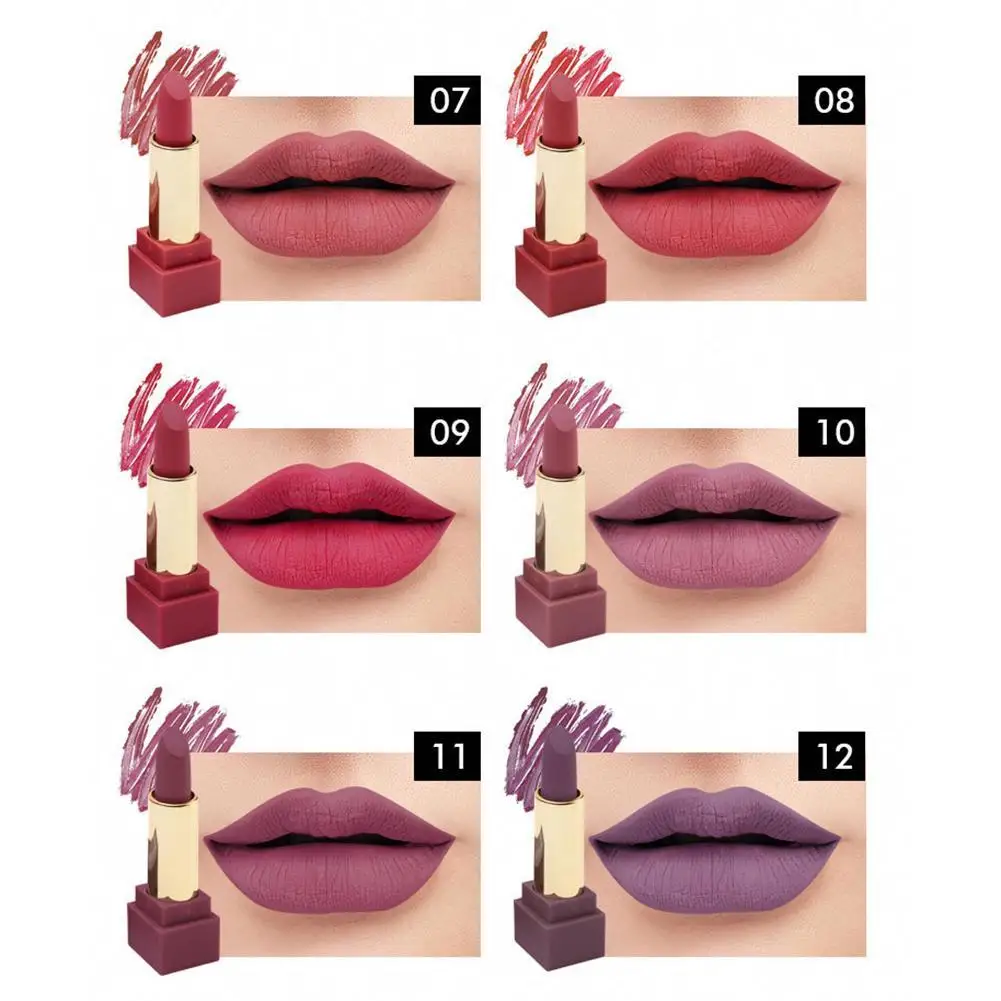 12 Colors/set Colors Lipstick Waterproof Long Lasting Soft Lip Makeup Smooth Pen Matte Red Stick Cosmetic Lip Tint Sexy T8A1
12 Colors/set Colors Lipstick Waterproof Long Lasting Soft Lip Makeup Smooth Pen Matte Red Stick Cosmetic Lip Tint Sexy T8A1