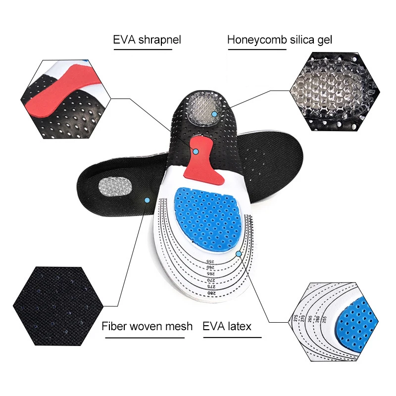 Cuttable Silicone Insoles for Shoe Men Women Orthotic Arch Support Sport Shoe Pad Soft Running Insert Cushion Memory Foam Insole
Cuttable Silicone Insoles for Shoe Men Women Orthotic Arch Support Sport Shoe Pad Soft Running Insert Cushion Memory Foam Insole