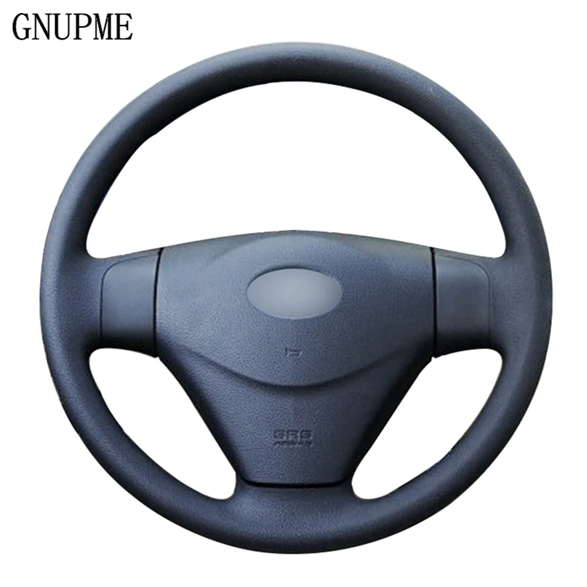 DIY Black Soft Artificial Leather Car Steering Wheel Cover for Hyundai Accent 2006-2011 Getz 2005 Kia Rio Rio5 2006-2009
DIY Black Soft Artificial Leather Car Steering Wheel Cover for Hyundai Accent 2006-2011 Getz 2005 Kia Rio Rio5 2006-2009