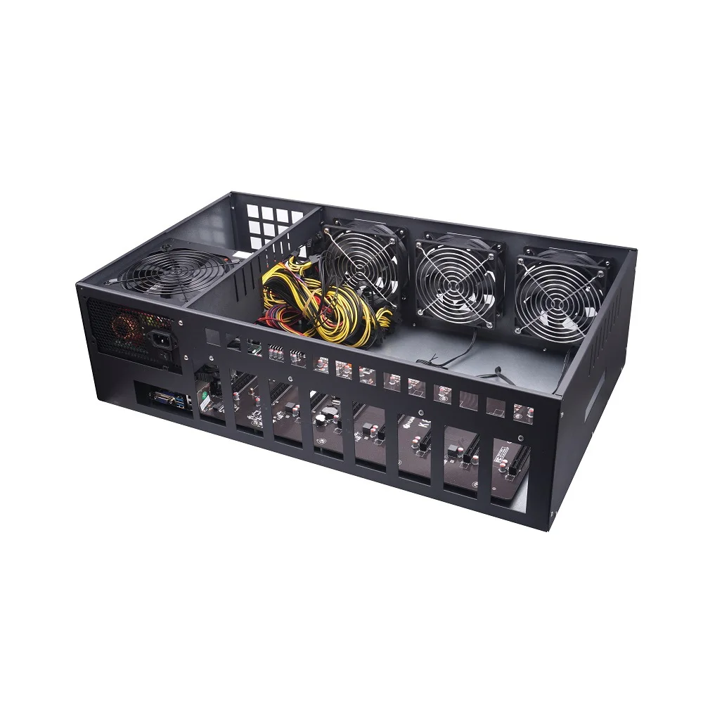 8 GPU Motherboard With 4 Fans PSU low loads RAM CPU ATX 1800W Power Supply Machine Case
8 GPU Motherboard With 4 Fans PSU low loads RAM CPU ATX 1800W Power Supply Machine Case